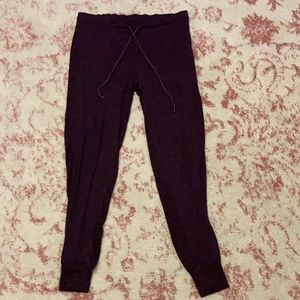 Comfy purple pants/ sweatpants